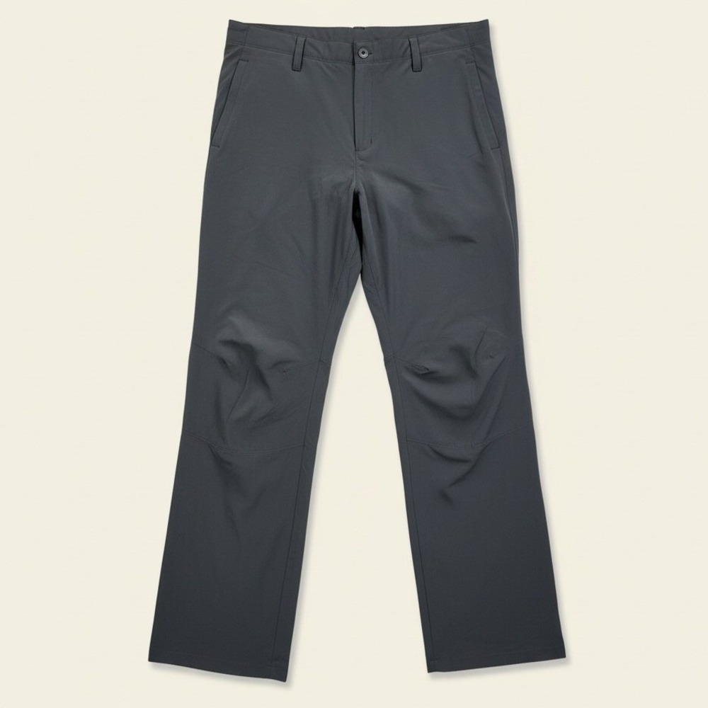 Paskho Wild Long Haul Flight Pants Mens XL Grey Tech Stretch Utility Travel Work